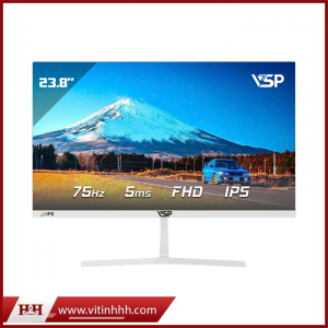 LCD 24in VSP V2407S FHD-75hz-IPS-Full Viền  - Trắng