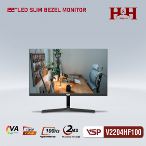 LCD 22in VSP V2204H FHD-100hz-IPS-Full Viền - Đen