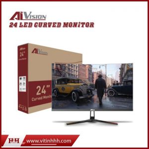 Màn hình AiVision A244FC -Đen | 23.8 inch, FHD, VA, 100Hz, Cong