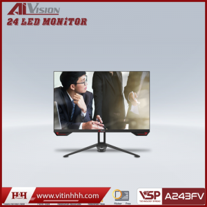 Màn hình AiVision A243FV - Đen | 23.8 inch, 100Hz,  FHD, VA, 5ms, Phẳng