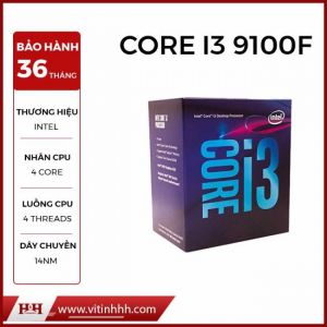 Bộ xử lý Intel® Core™ I3 Gen9 -  9100F - New