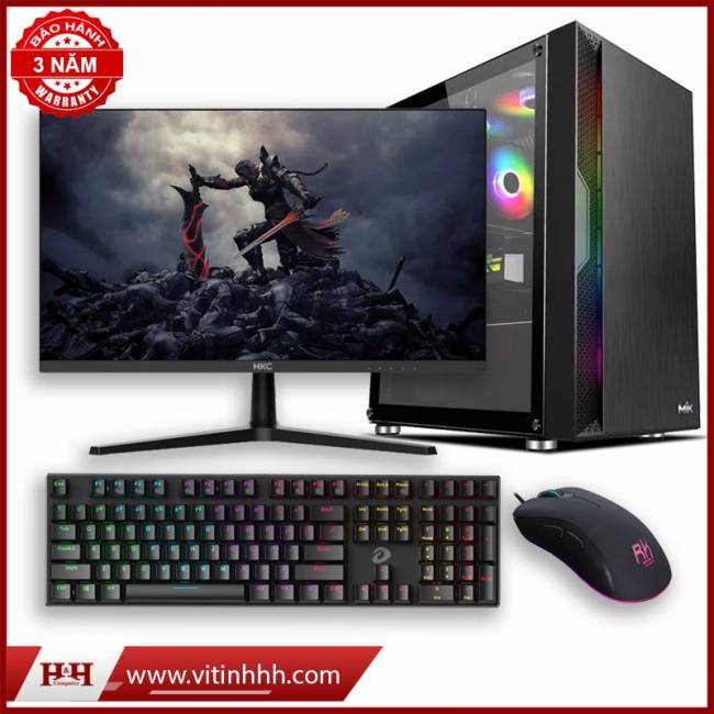 H&H Combo PC Gaming Core I5-10400F vs RTX2060 6Gb Gaming + Tặng Màn 27\