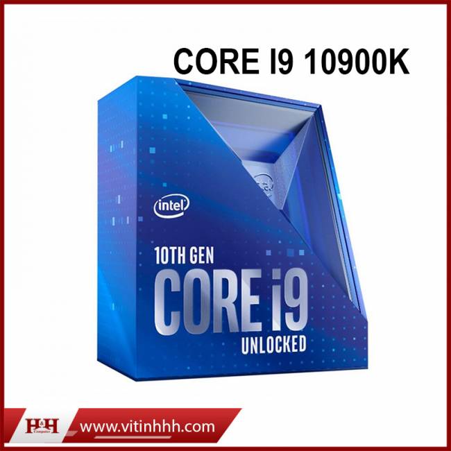 CPU INTEL CORE i9 10900K (3.8GHz turbo up to 5.3GHz, 10 nhân 20 luồng, 20MB Cache, 125W) 10th