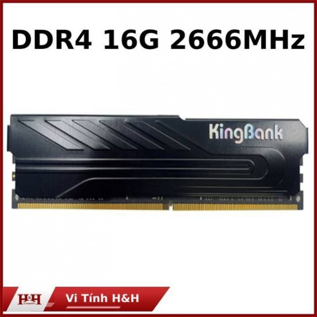 RAM KINGBANK DDR4 16GB 2666MHz  Tản Nhiệt Thép - New 100%