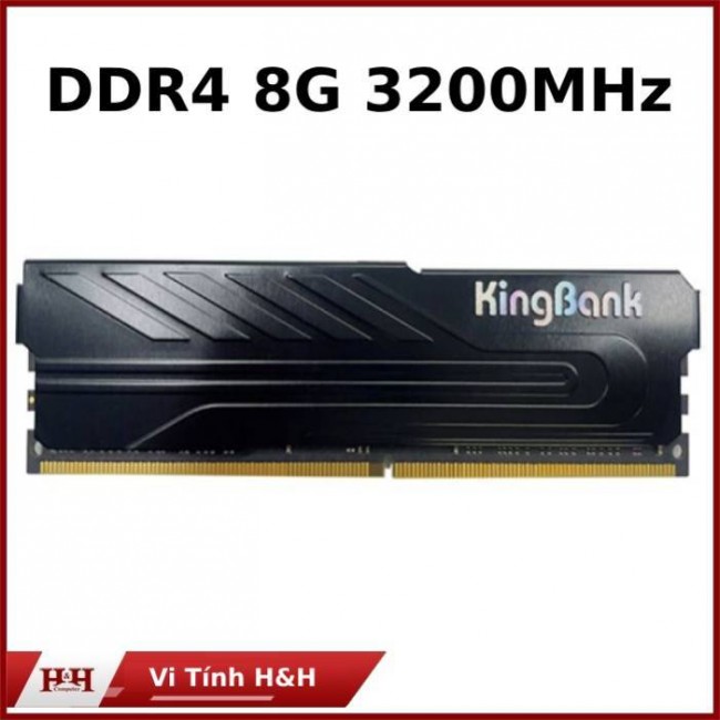RAM KINGBANK DDR4 8GB 3200MHz  Tản Nhiệt Thép - New 100%